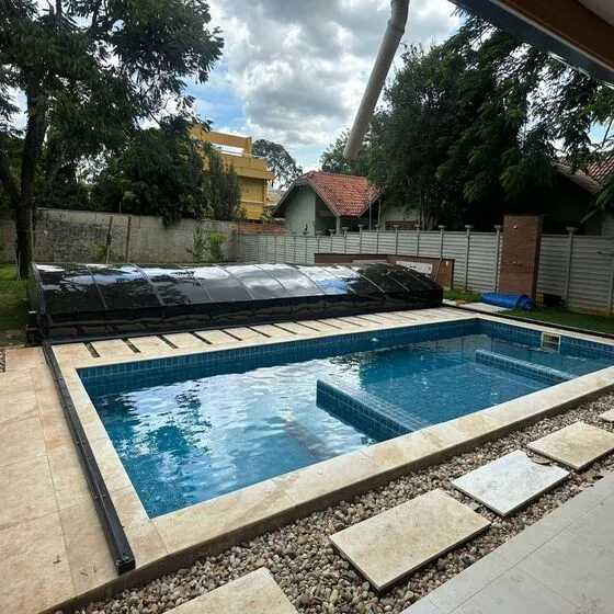 Cobertura Retrátil para Piscina - Toldos Várzea Paulista